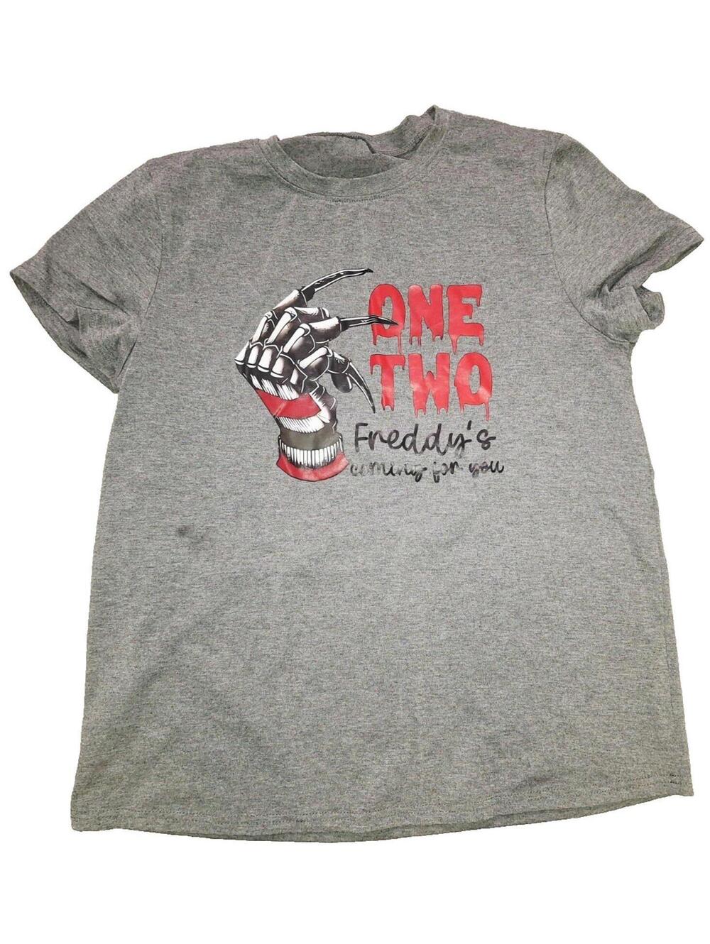 Freddy Krueger Nightmare On Elm Street Soft Ladies Tee Shirt Top Size L